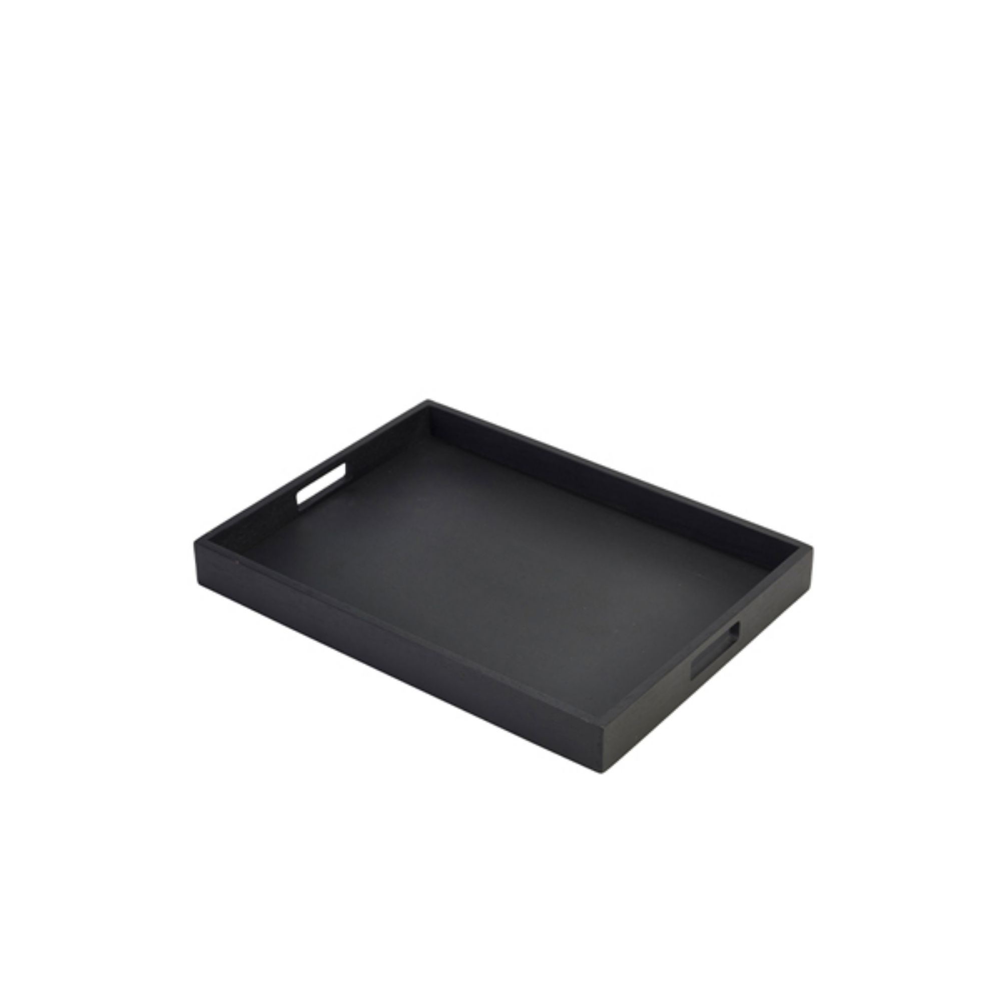Picture of Solid Black Butlers Tray 44 x 32 x 4.5cm - BT4432BK
