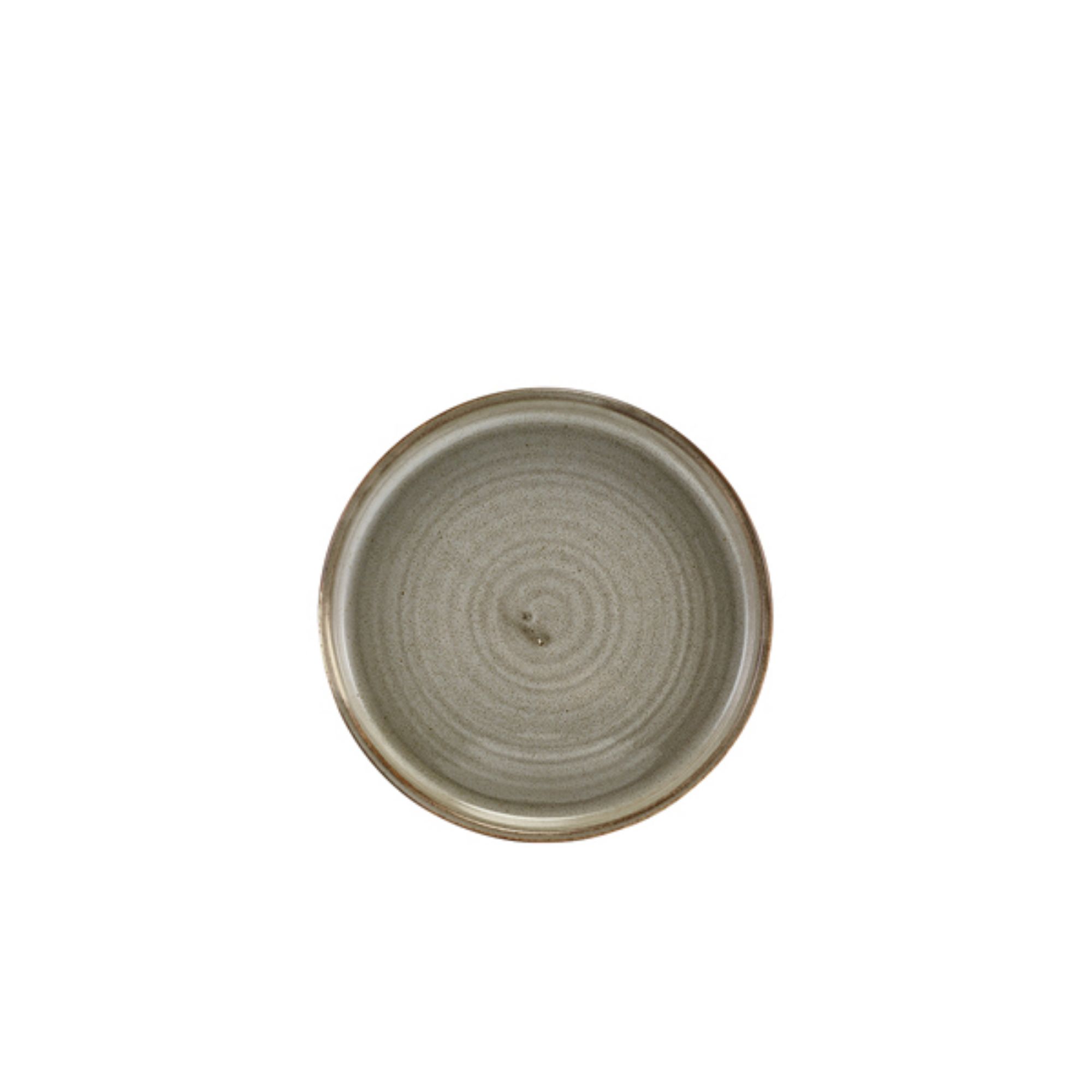 Picture of Terra Porcelain Grey Low Presentation Plate 14cm - Pack of 12 - LP-PG14