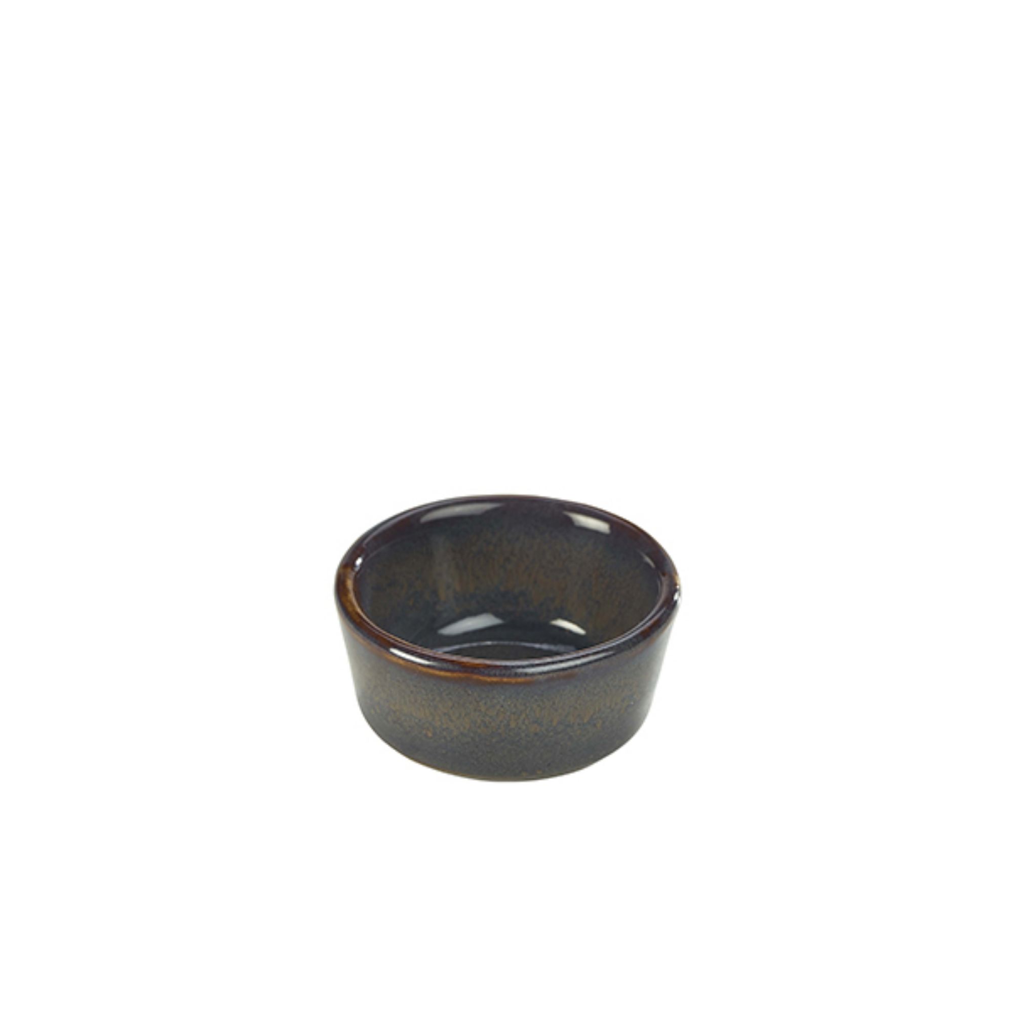 Picture of Rustic Stoneware Blue Ramekin 4.5cl/ 1.5oz - Pack of 12 - RAM-BL15