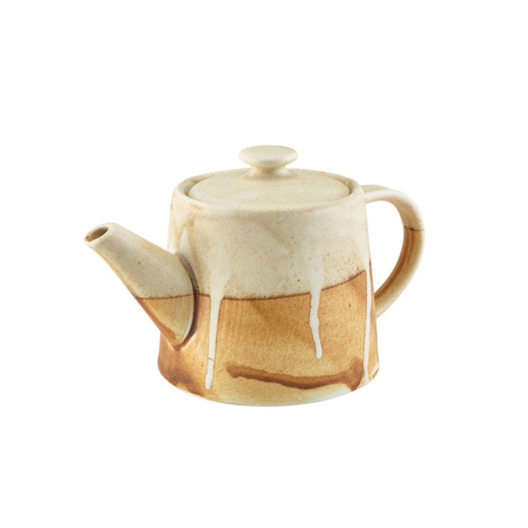 Picture of Roko Porcelain Sand Teapot 50cl/ 17.6oz - Pack of 6 - TP-RKS50