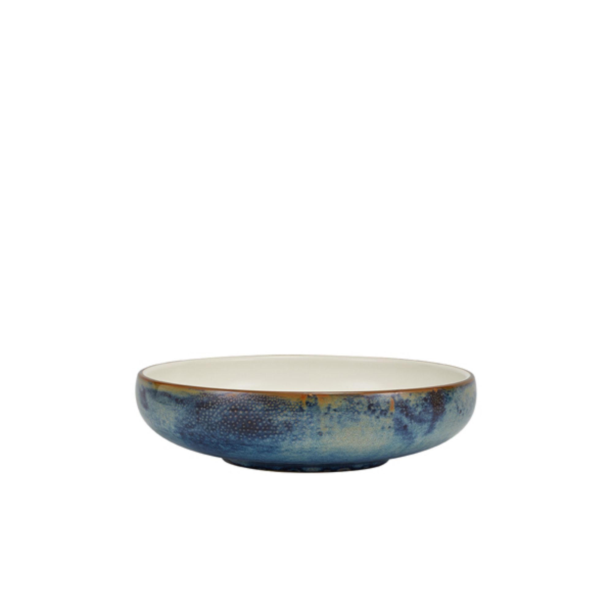 Picture of Terra Porcelain Aqua Blue Two Tone Coupe Bowl 20.5cm - Pack of 6 - CBT-PBL205