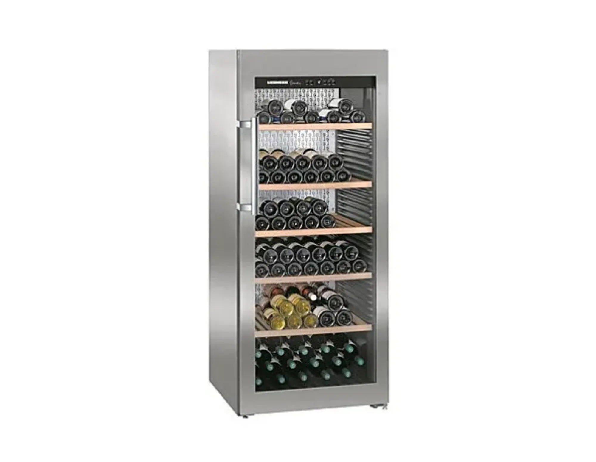 Picture of Liebherr WKES4552 Glazed Stainless Steel Wine Cabinet 478 Litres - WKES4552OG