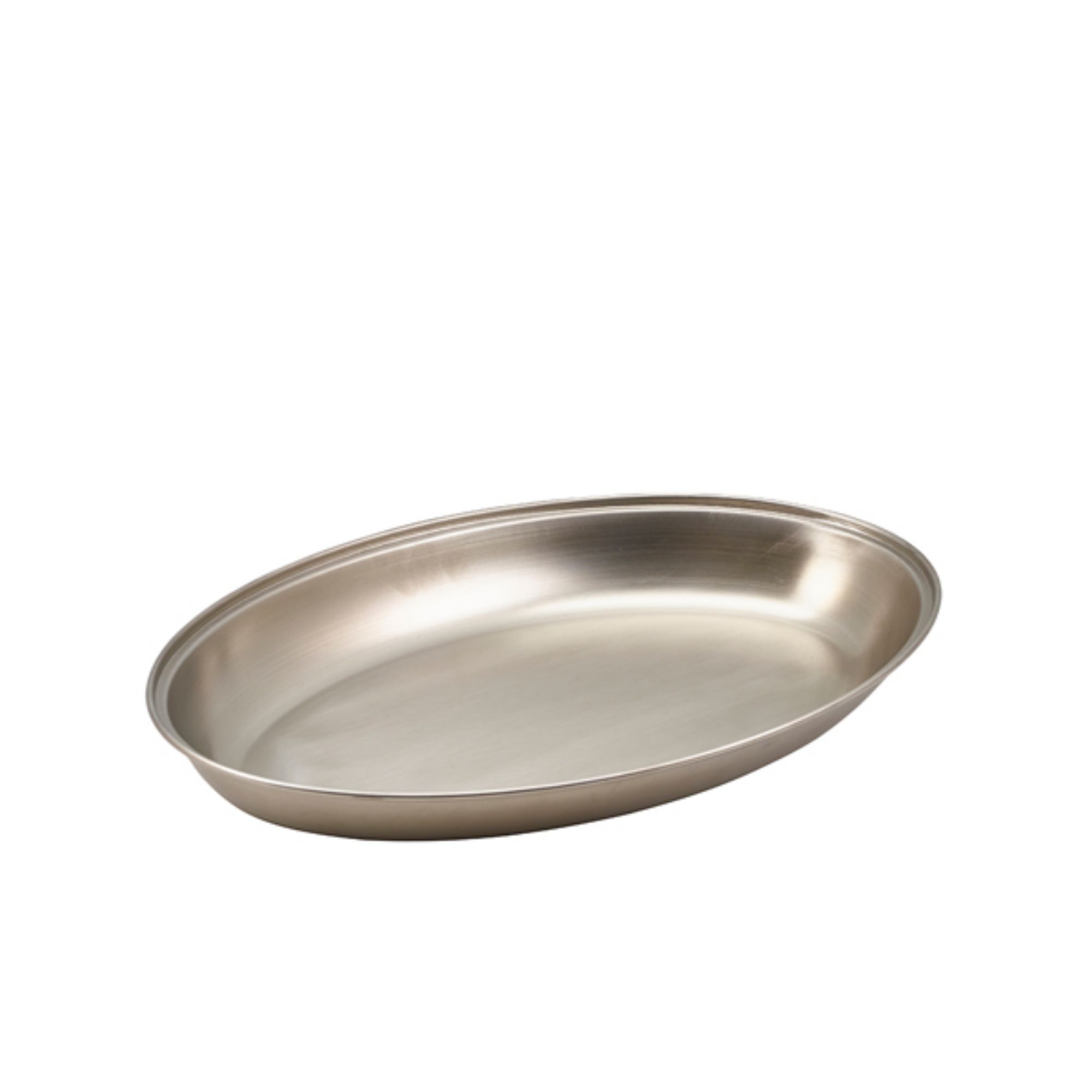 Picture of GenWare Stainless Steel Oval Vegetable Dish 35cm/14" - 12561