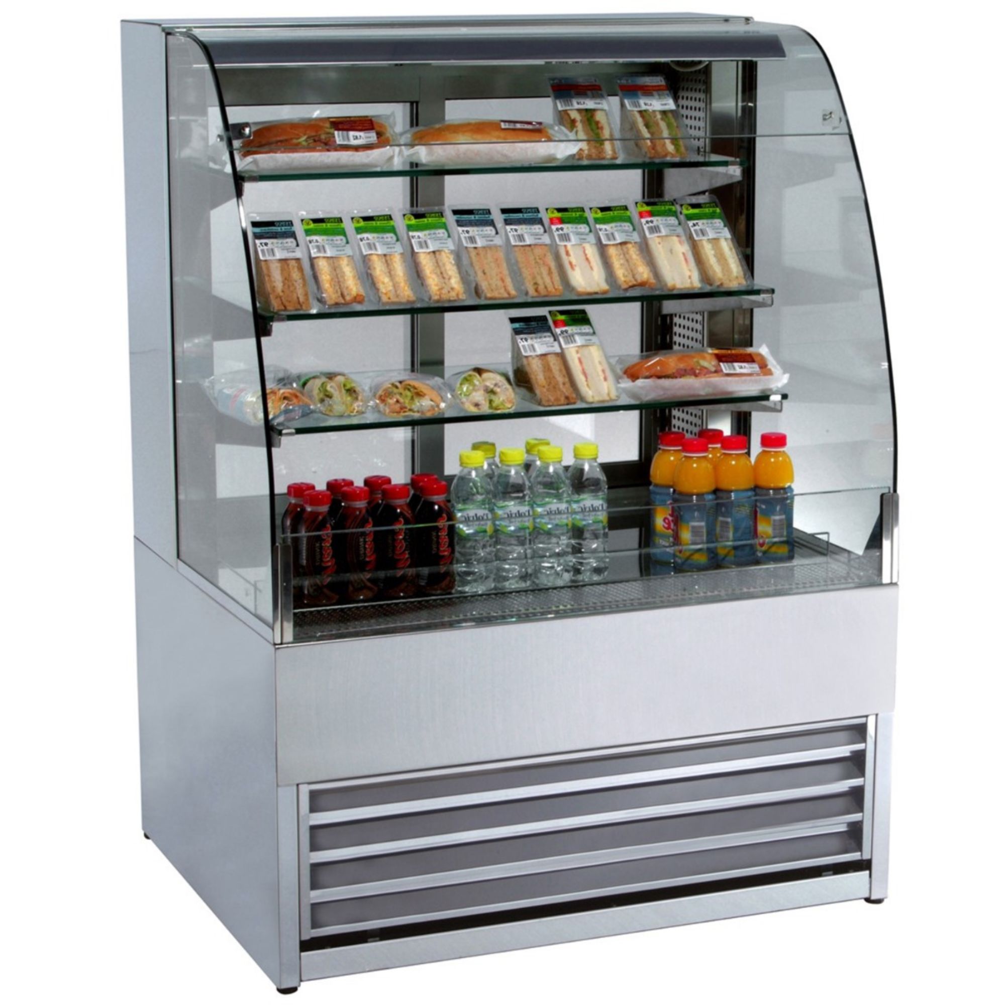 Picture of Frost-Tech P75-100-OPEN Self Service Merchandiser 1000MM Wide - P75100OPEN