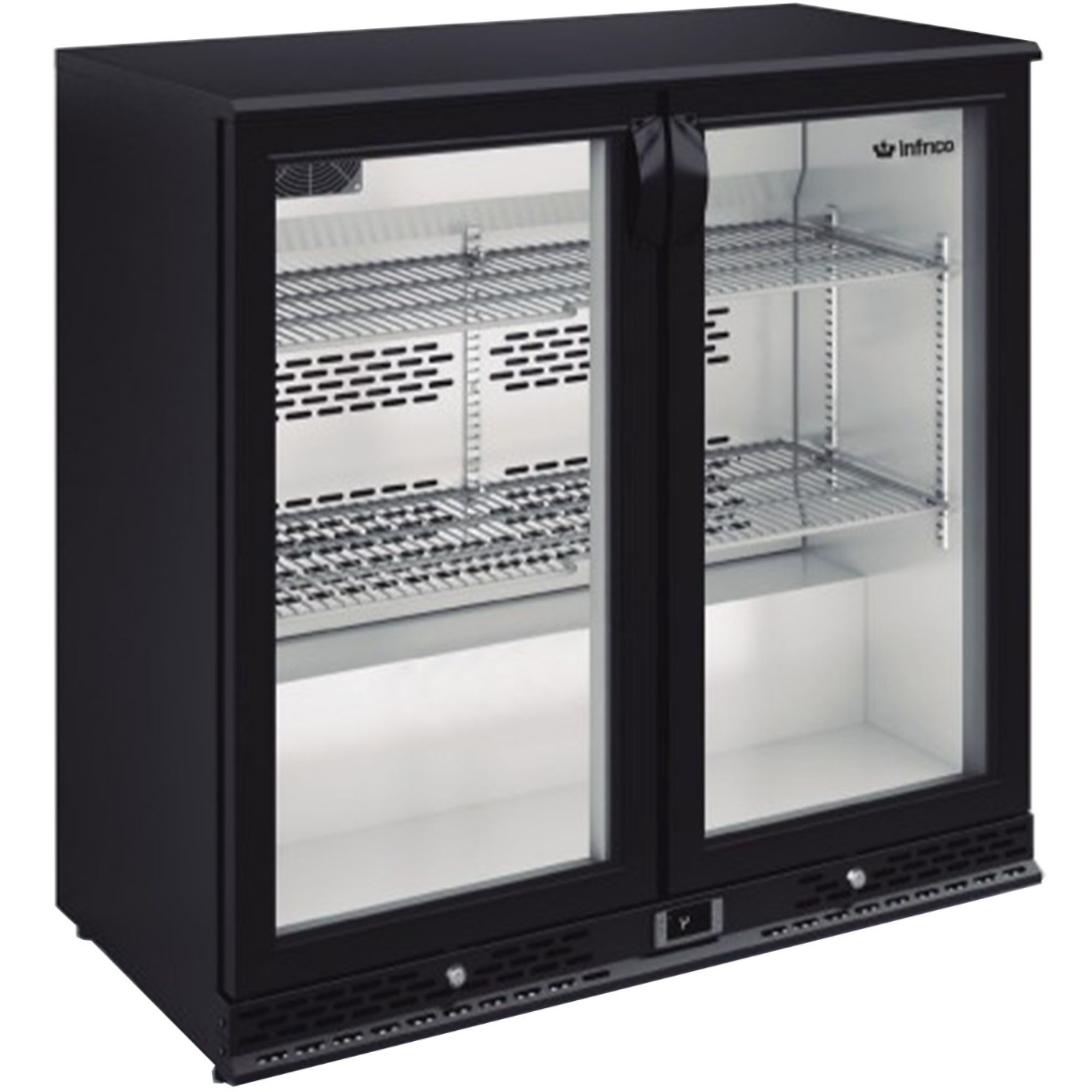 Picture of INFRICO DOUBLE DOOR BOTTLE COOLER (218 BOTTLES) - ZX2