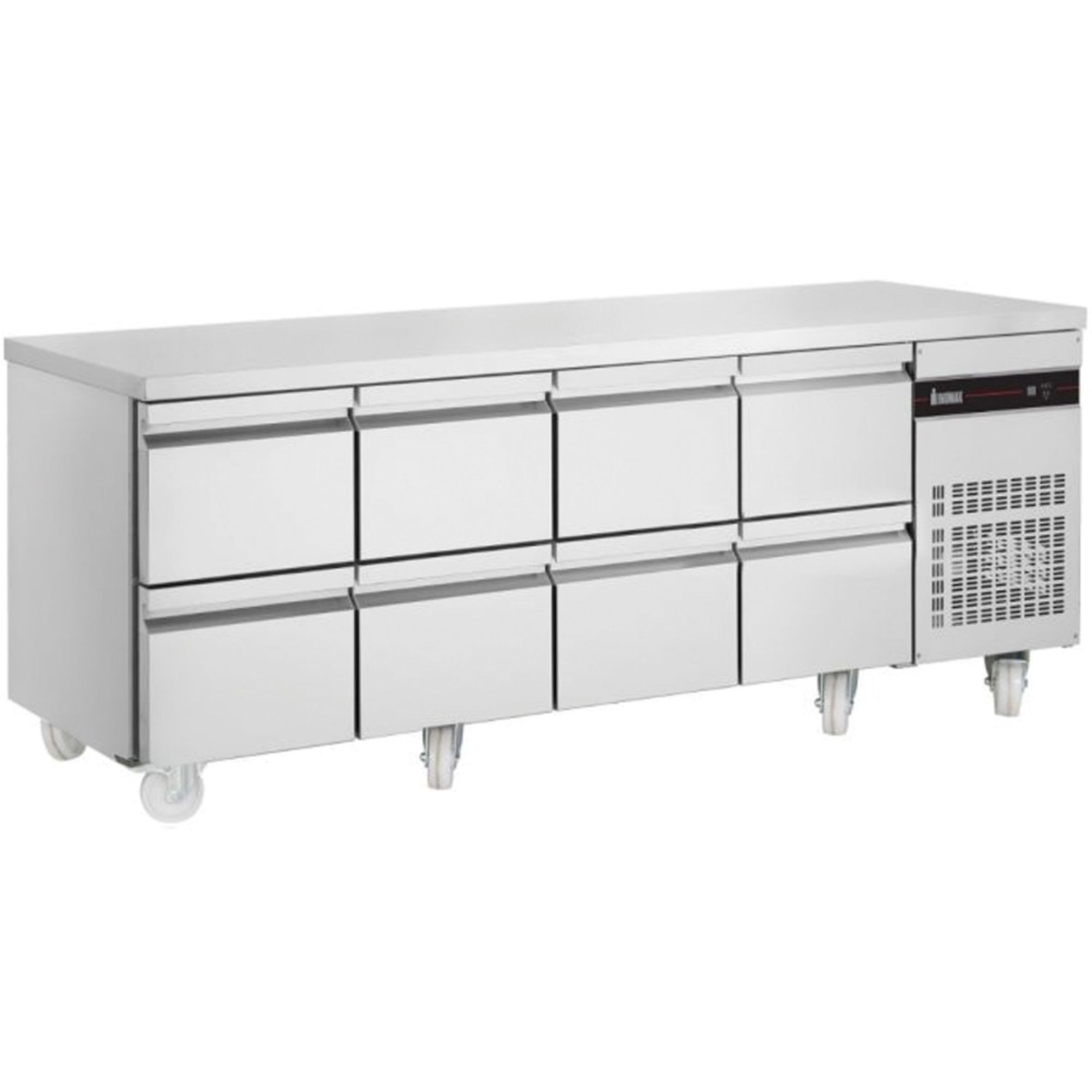 Picture of INOMAK 583L Eight Drawer Gastronorm Counter Refrigerator - PN2222-HC