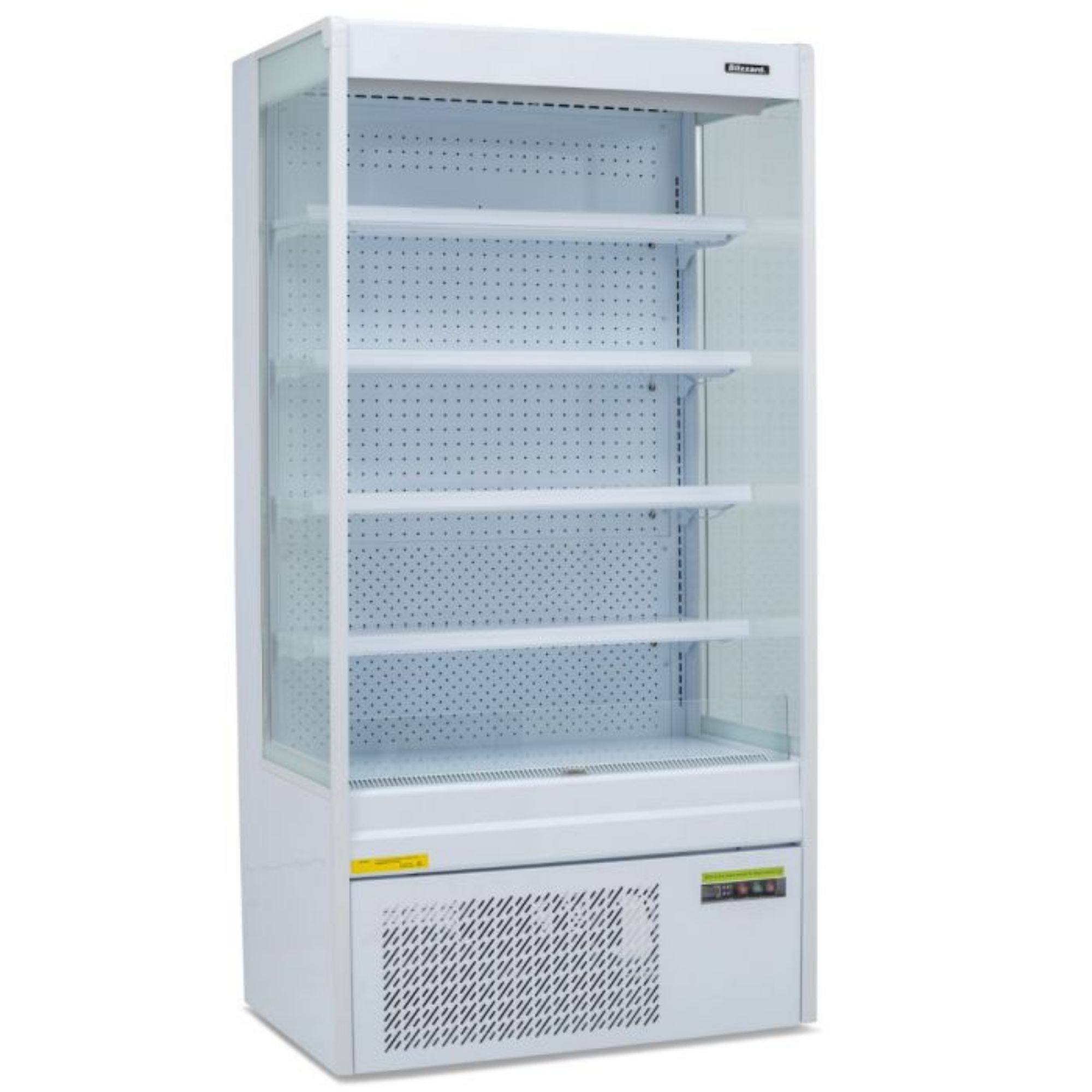 Picture of BLIZZARD 1m Slim Tiered Display-White - BTD100WH-White