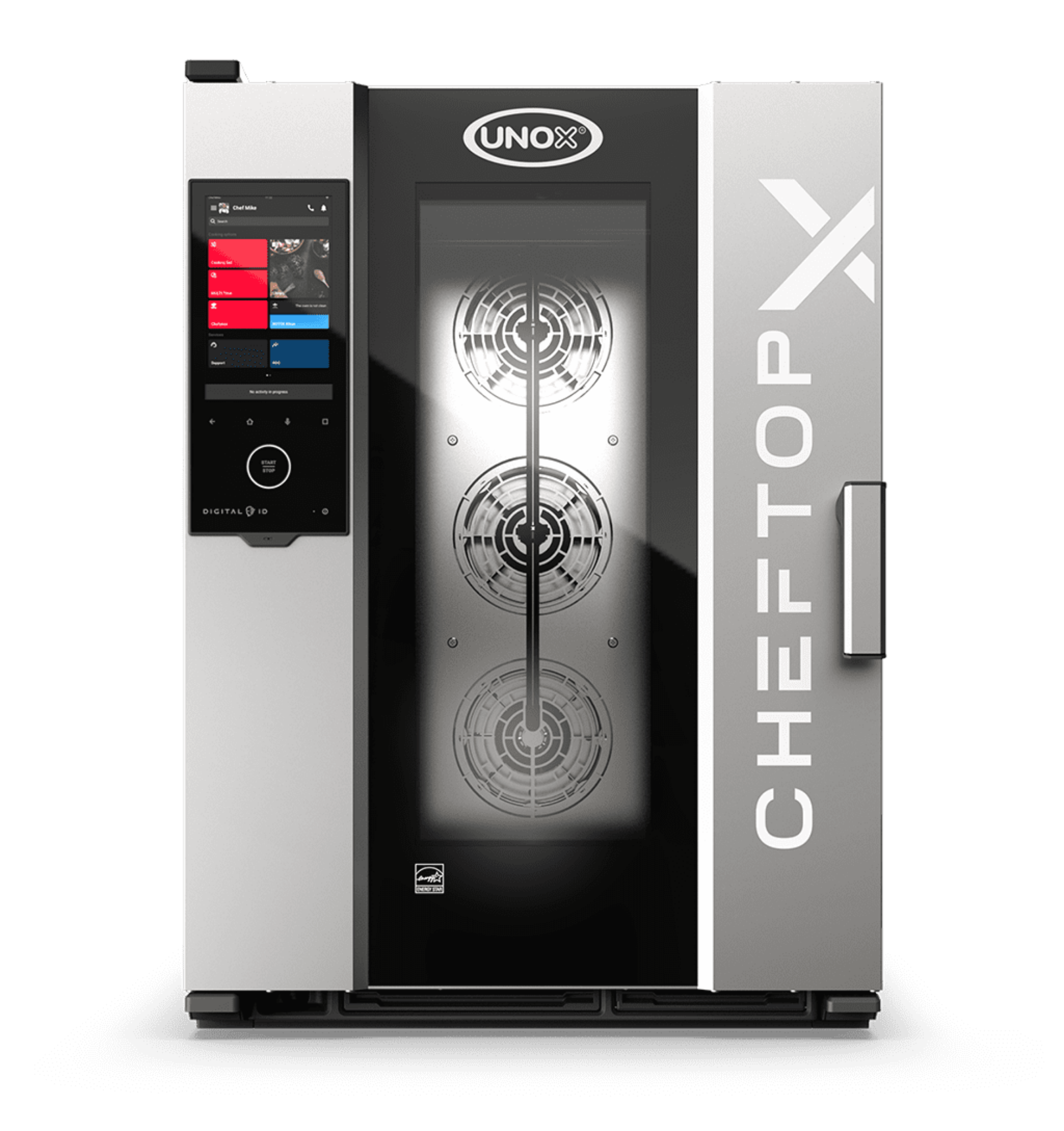 Picture of Unox CHEFTOP-X™ Digital.ID™ XEDA-1011-GXRS Gas (10xGN1/1) - XEDA-1011-GXRS