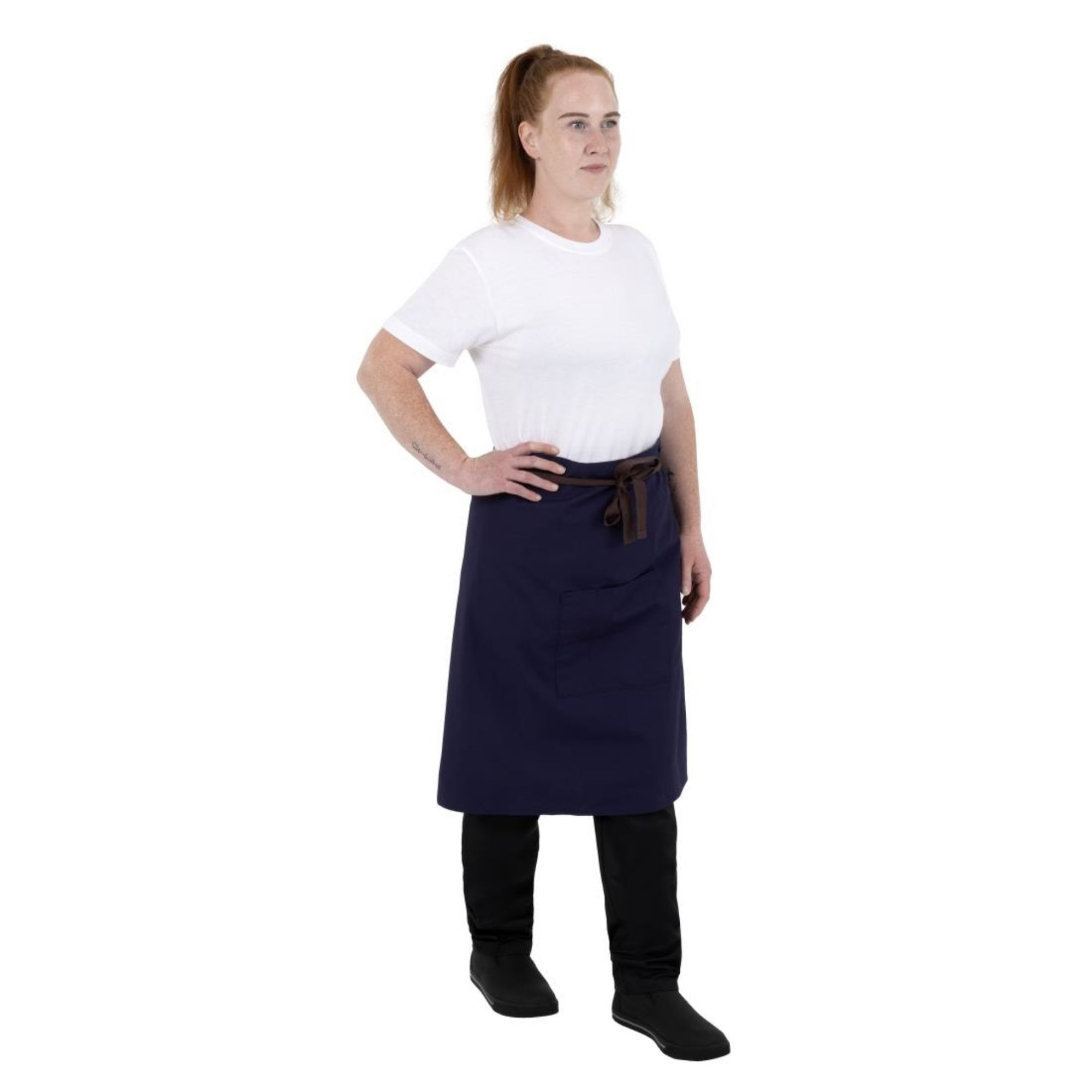 Picture of Southside Cotton Canvas Bistro Apron Navy