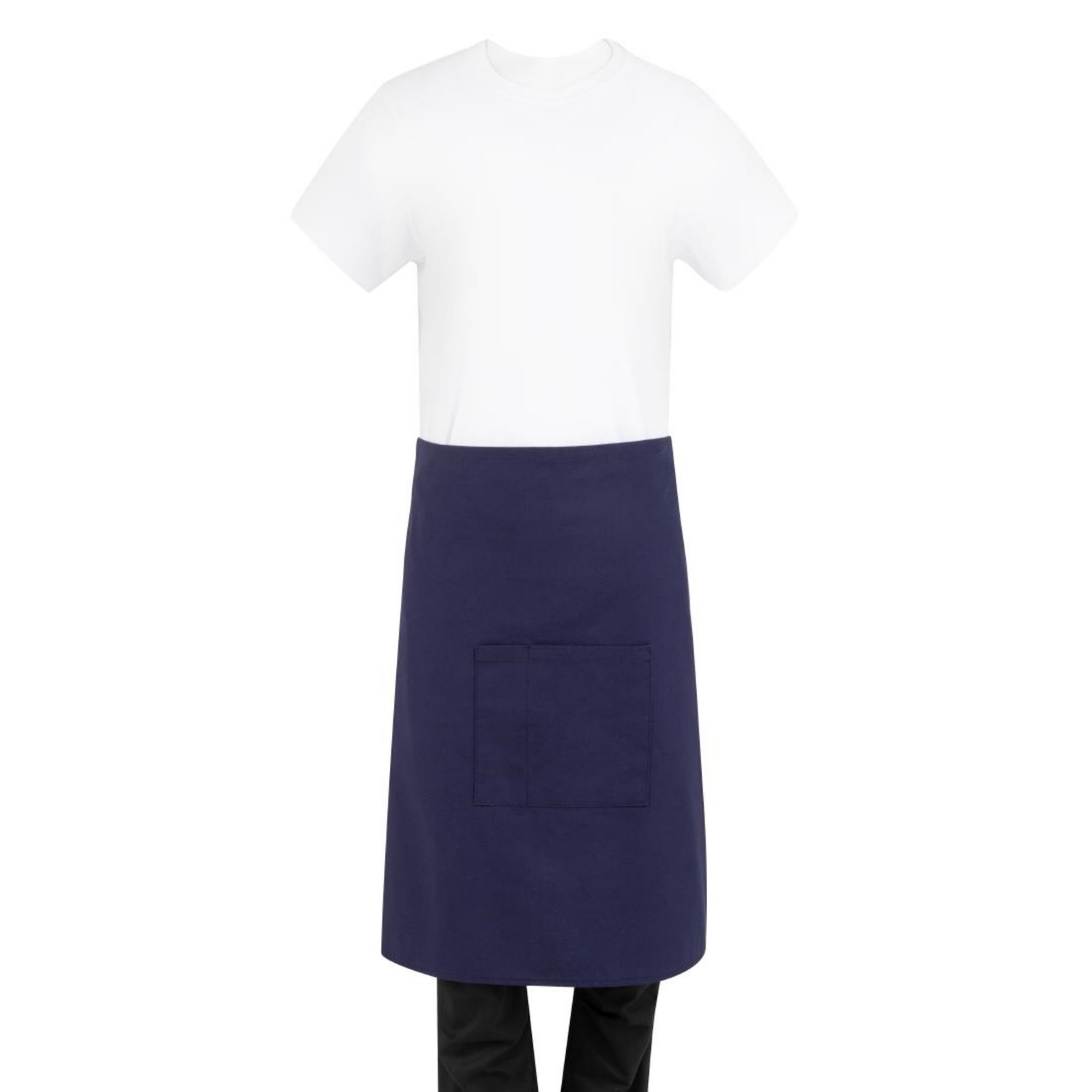 Picture of Southside Cotton Canvas Bistro Apron Navy