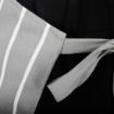 Picture of Whites Butchers Stripe Bib Apron Grey/White - BA111