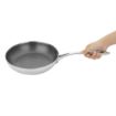 Picture of Vogue Tri-Shield Stainless Steel Frying Pan with Clad Coating 24cm - GP188