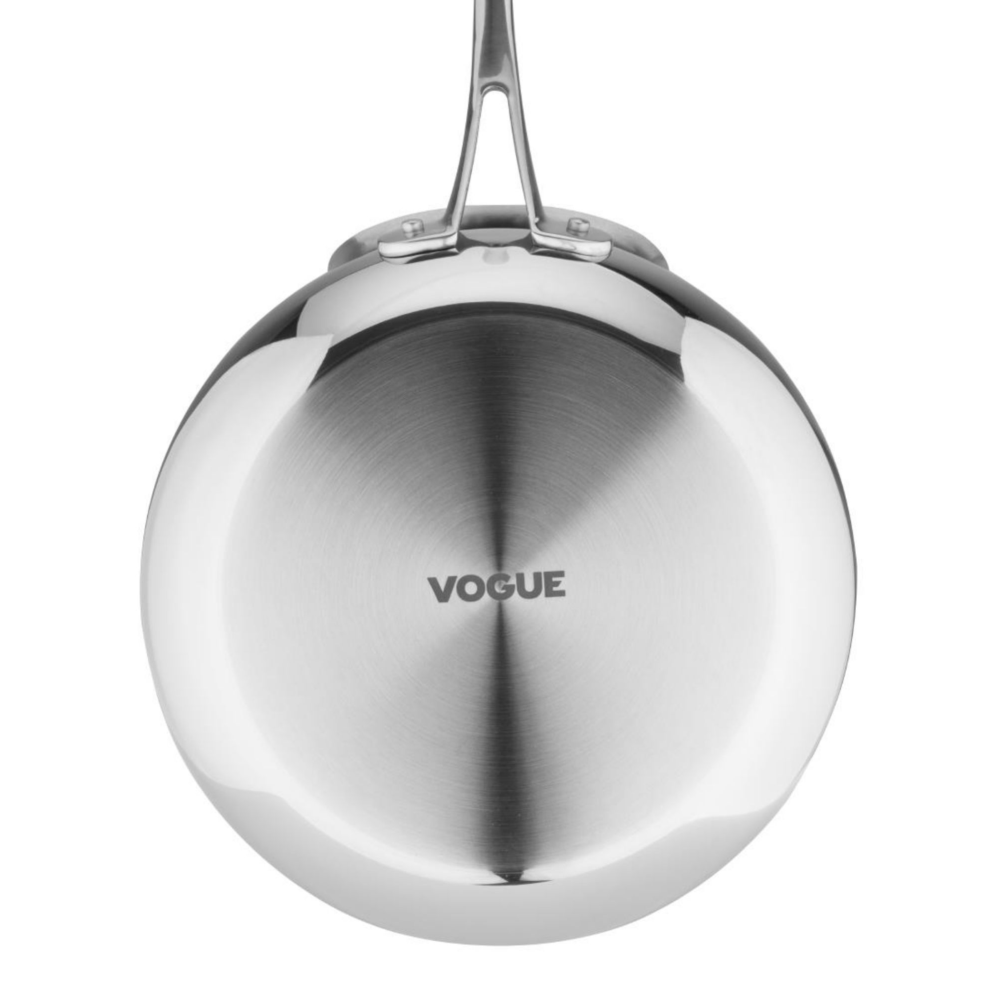Picture of Vogue Tri-Shield Stainless Steel Frying Pan with Clad Coating 24cm