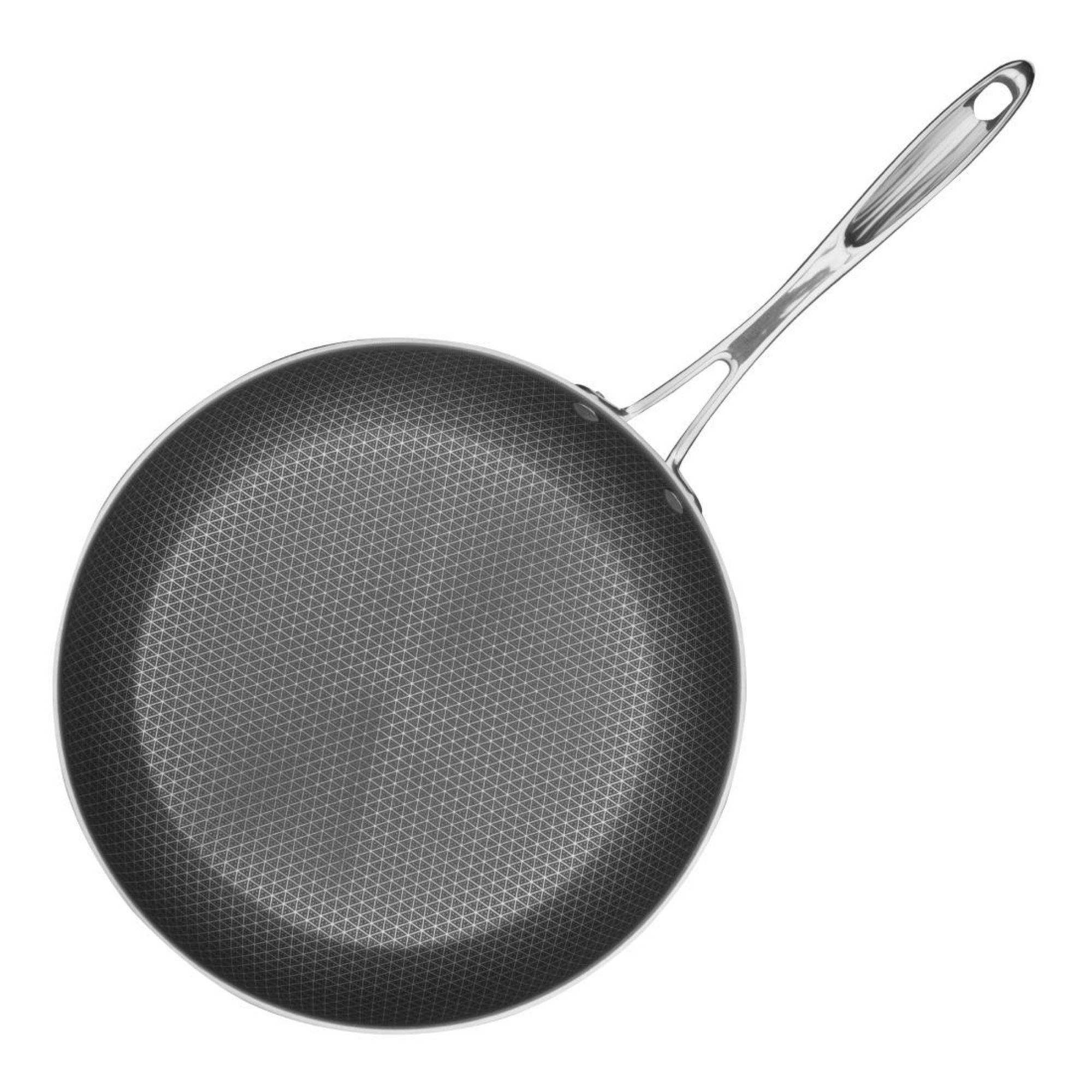 Picture of Vogue Tri-Shield Stainless Steel Frying Pan with Clad Coating 28cm