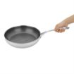 Picture of Vogue Tri-Shield Stainless Steel Frying Pan with Clad Coating 28cm - GP189