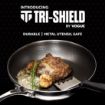 Picture of Vogue Tri-Shield Stainless Steel Frying Pan with Clad Coating 24cm - GP188
