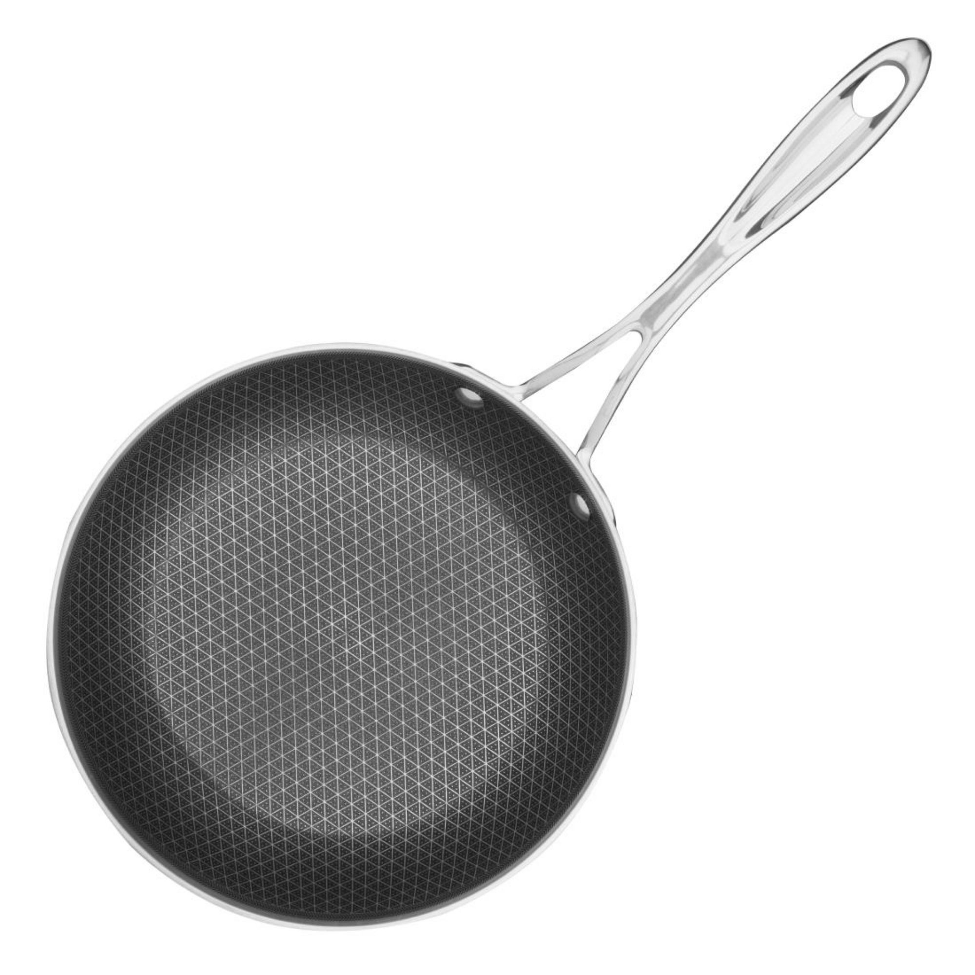 Picture of Vogue Tri-Shield Stainless Steel Frying Pan with Clad Coating 20cm