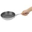 Picture of Vogue Tri-Shield Stainless Steel Frying Pan with Clad Coating 20cm - GP187