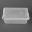Picture of Hygiplas Click Polypropylene 1/2 Gastronorm Tray 100mm (4 Pack) - FZ089