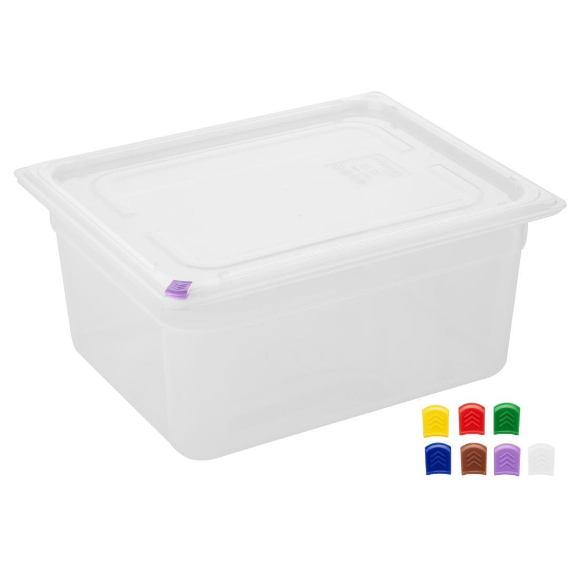 Picture of Hygiplas Click Polypropylene 1/2 Gastronorm Tray 150mm (4 Pack)