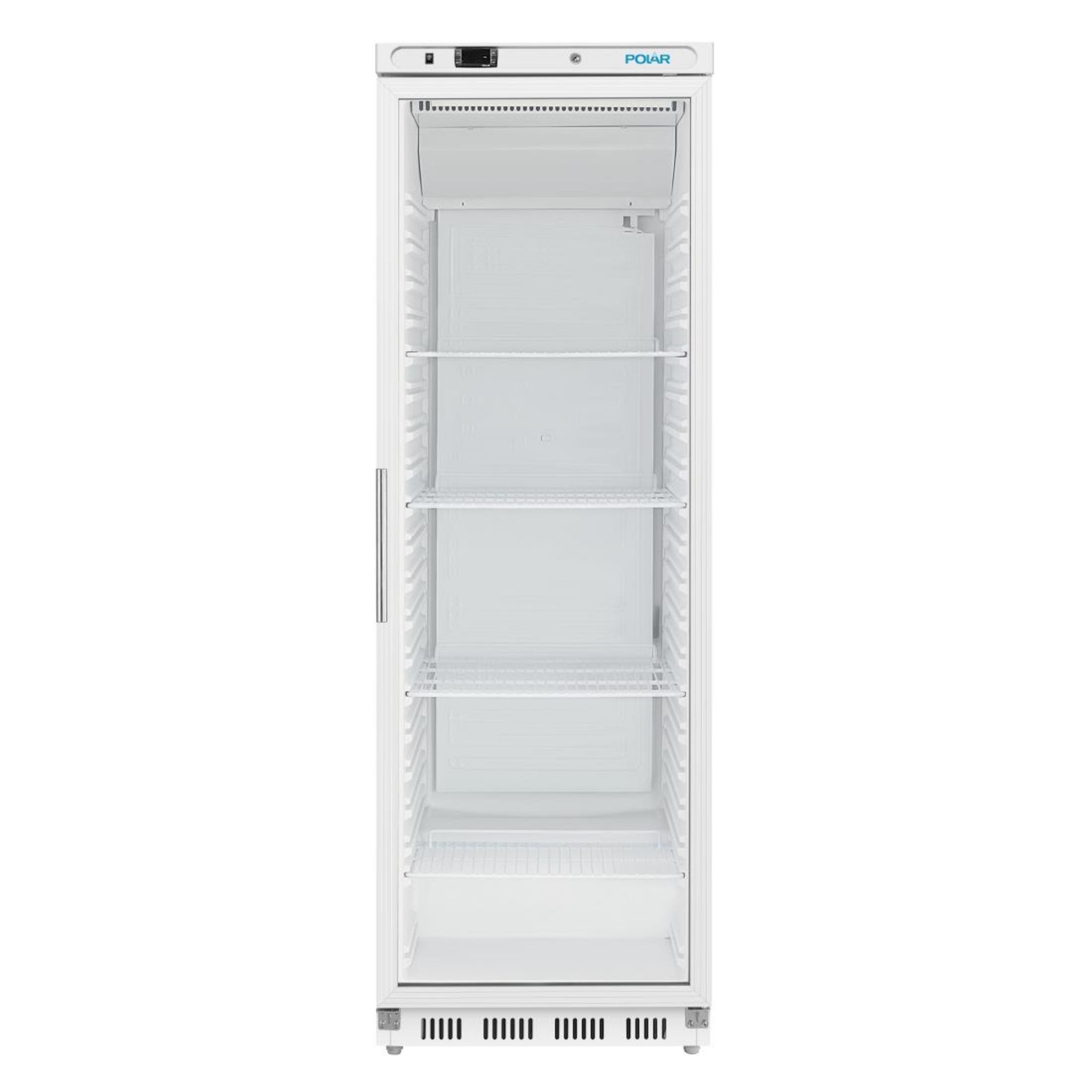 Picture of Polar C-Series Upright Display Fridge White 400Ltr