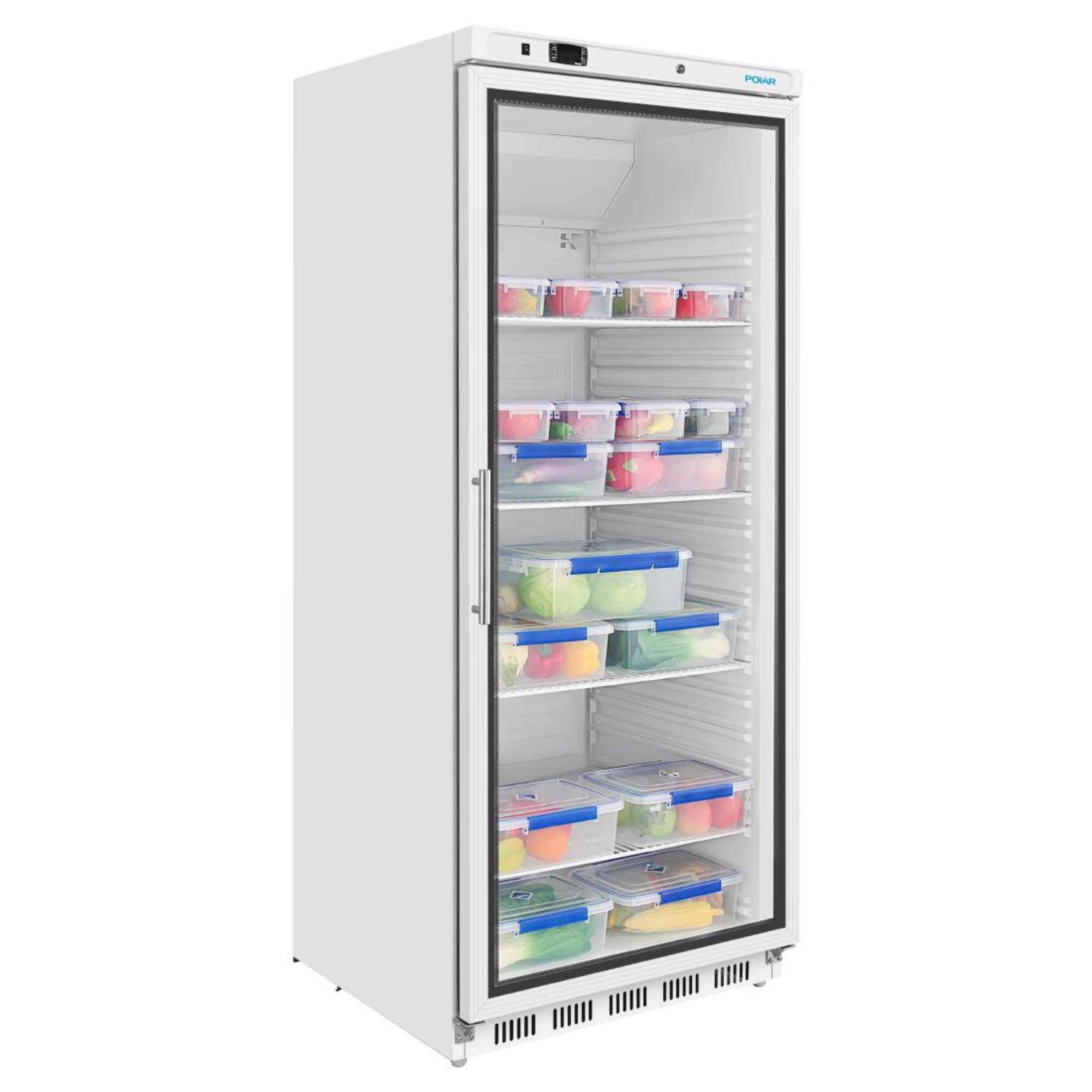Picture of Polar C-Series Upright Display Fridge White 600Ltr