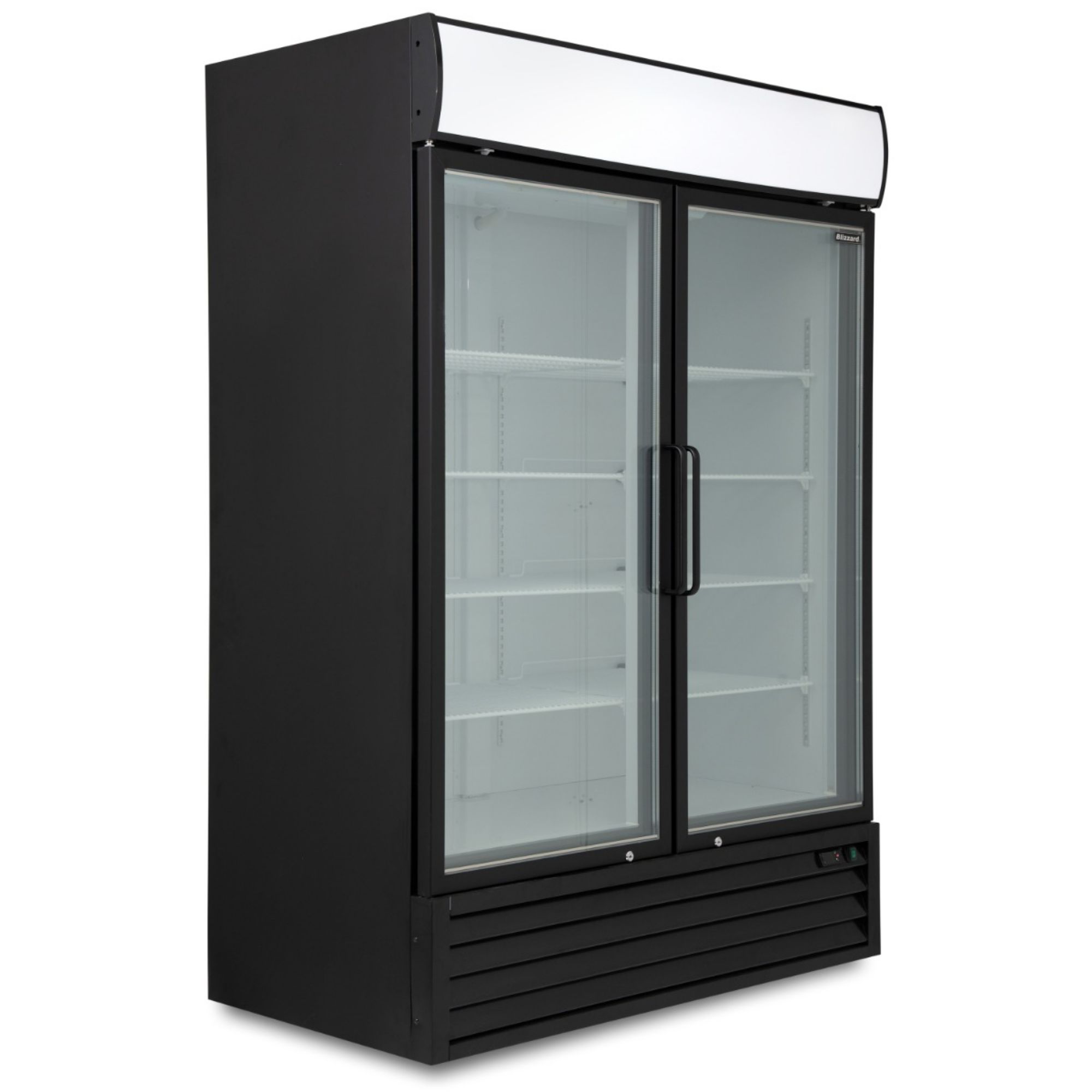 Picture of BLIZZARD Double Hinged Glass Door Freezer Display Merchandiser - GDF1200