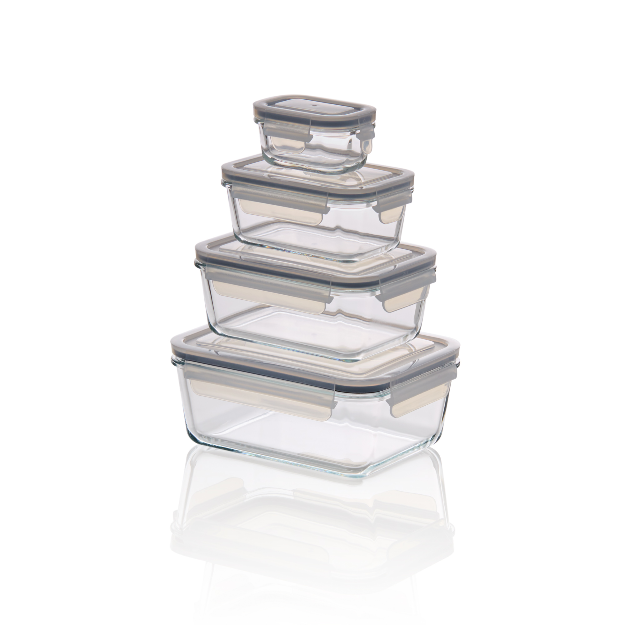 Picture of Was Germany Food Storage Containers Borosilicate Glass Set of 4 - 1810004