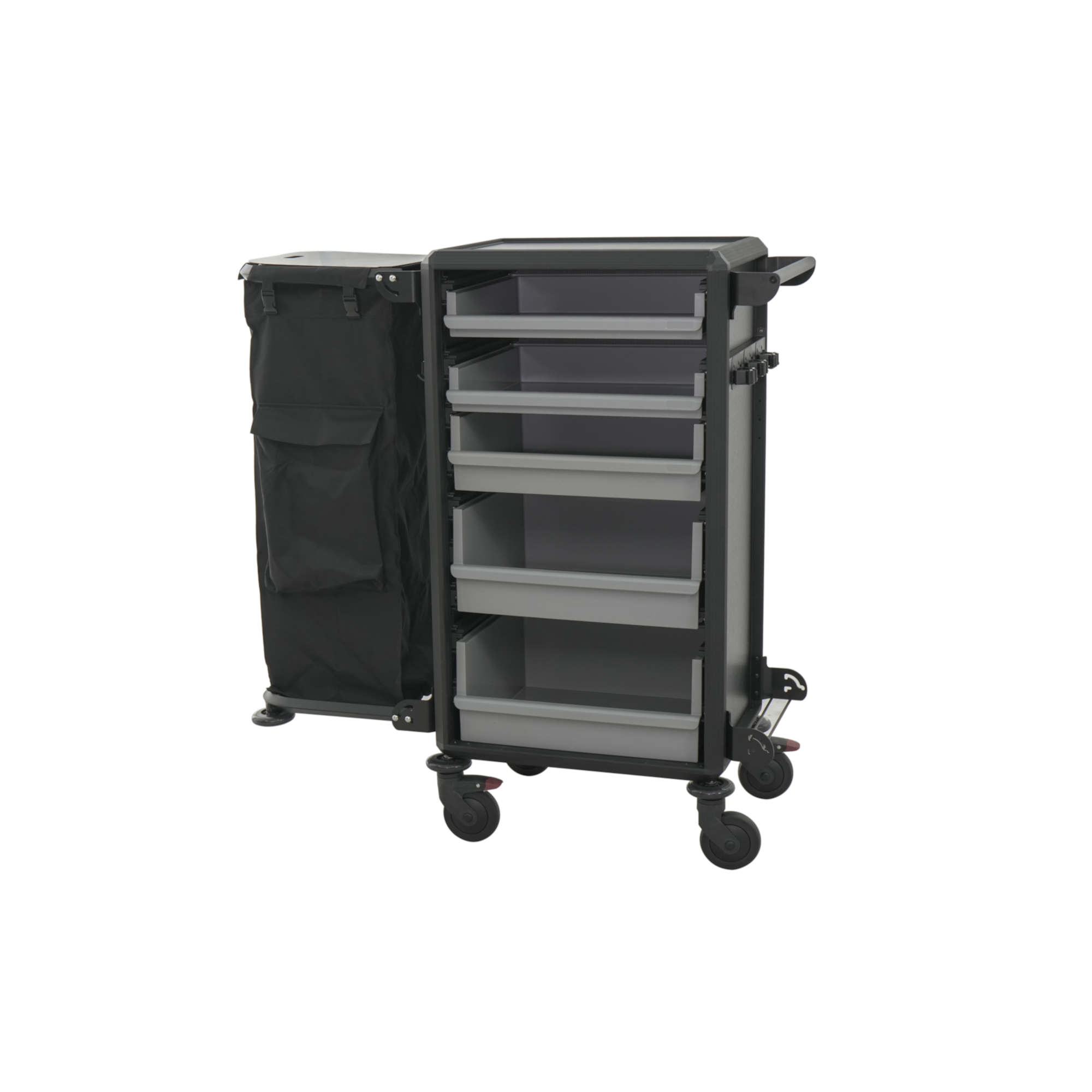 Picture of Was Germany Room Service Trolley 70x50x105 cm Aluminium - 4461001
