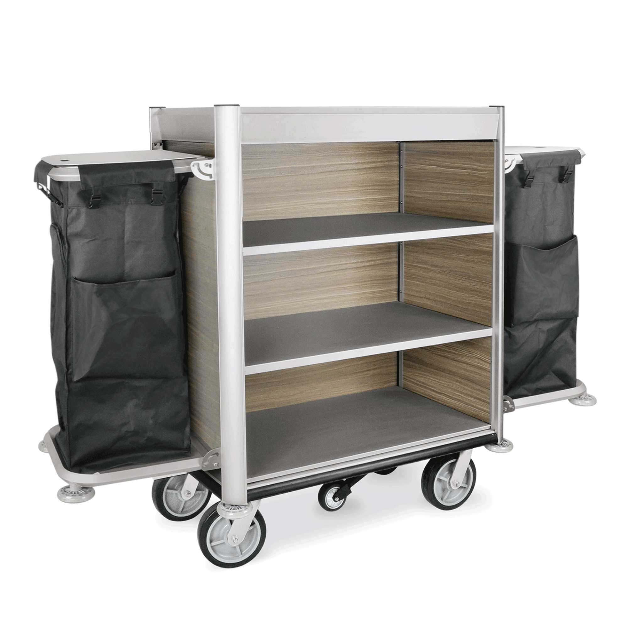 Picture of Was Germany Room Service Trolley, Black Aluminium, HPL, Polyester - 4450003
