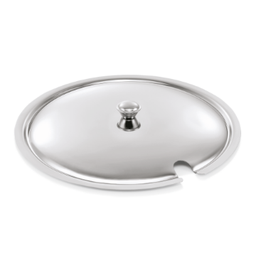 Picture of Cucina Tureen Lid with Spoon Recess Chrome Nickel Steel
