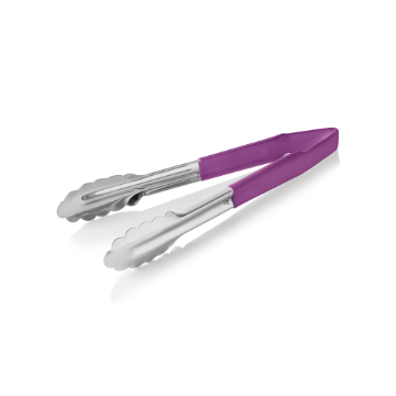 Picture of Cucina HACCP Tongs 23 cm Purple Chrome Steel