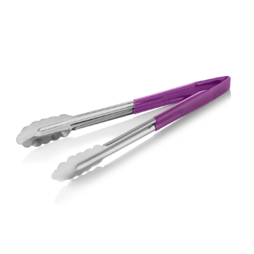 Picture of Cucina HACCP Tongs 30 cm Purple Chrome Steel