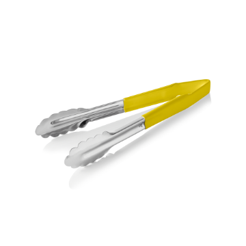 Picture of Cucina Tongs 23 cm Yellow Chrome Steel HACCP