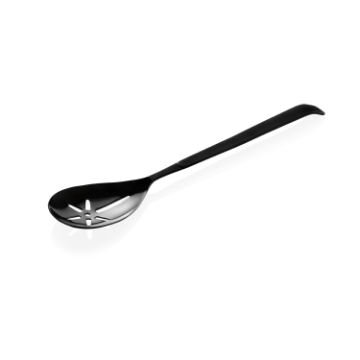 Picture of Cucina Serving Spoon 32 cm Slotted Black Chrome Nickel Steel