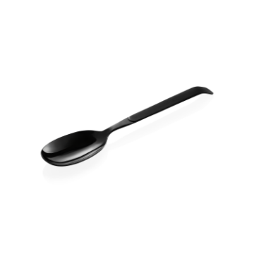 Picture of Cucina Serving Spoon Black Chrome Nickel Steel 26 cm