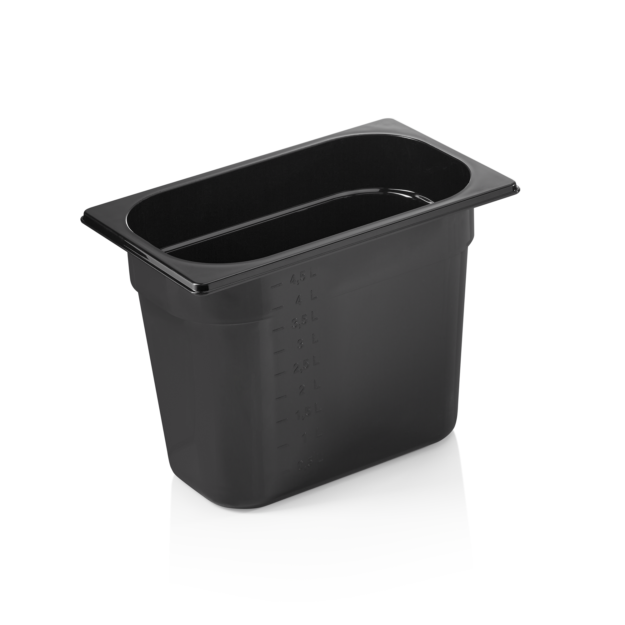 Picture of Was Germany GN Container Black Polycarbonate 1/4-200 mm - 9614200