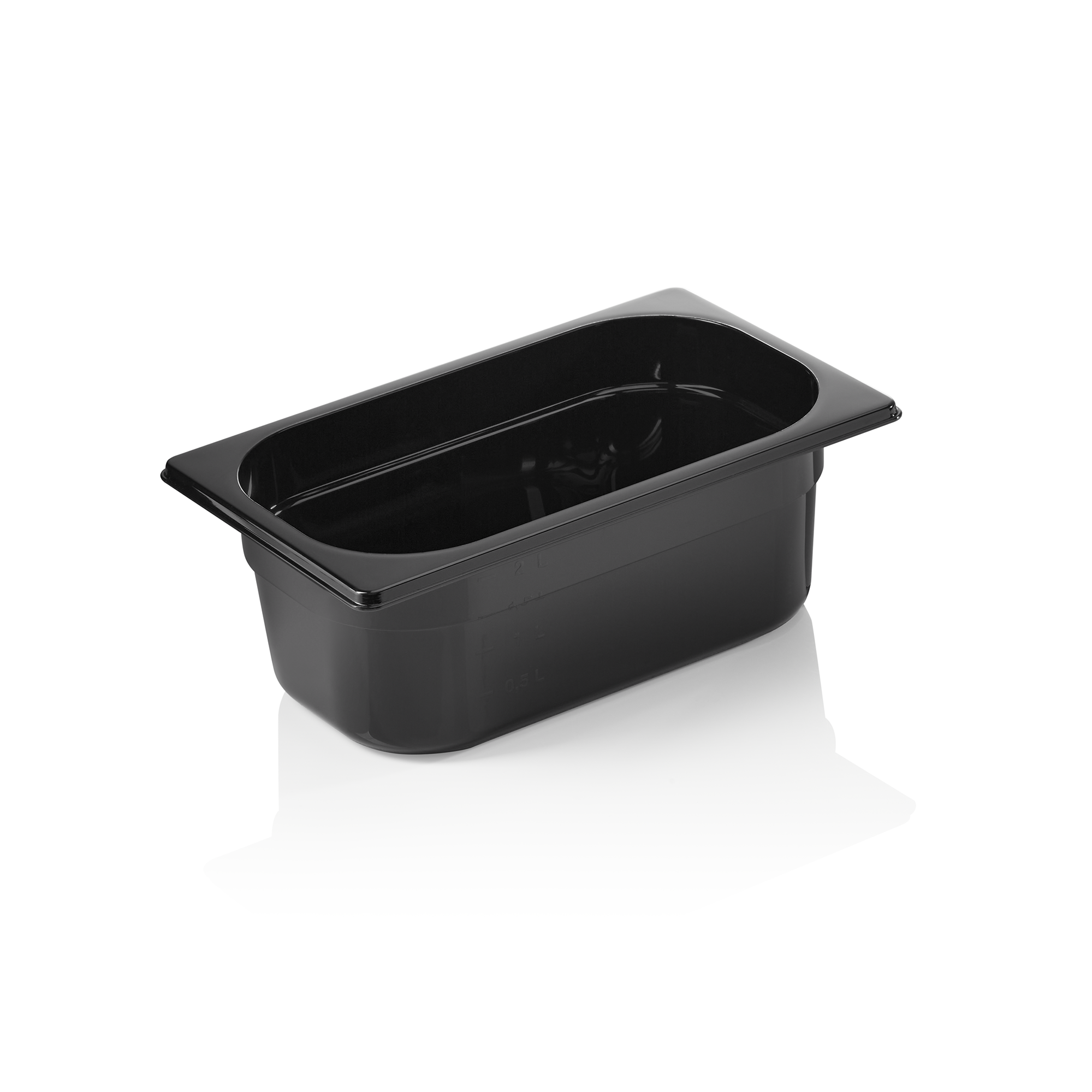 Picture of Was Germany GN Container Black Polycarbonate 1/4-100 mm - 9614100
