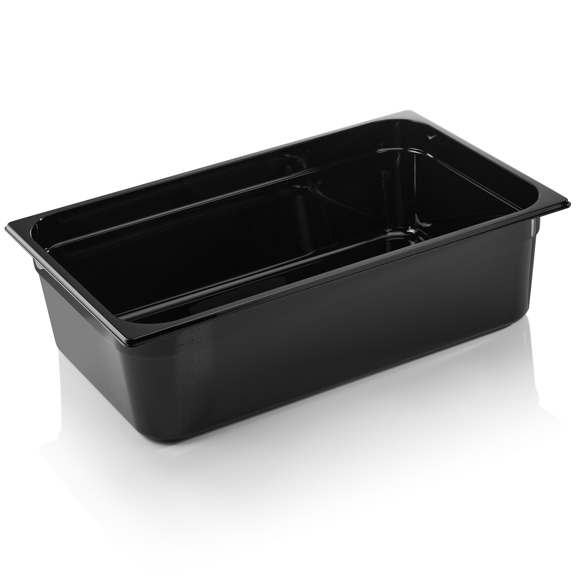 Picture of Was Germany GN Container Black Polycarbonate 1/1-150 mm - 9611150