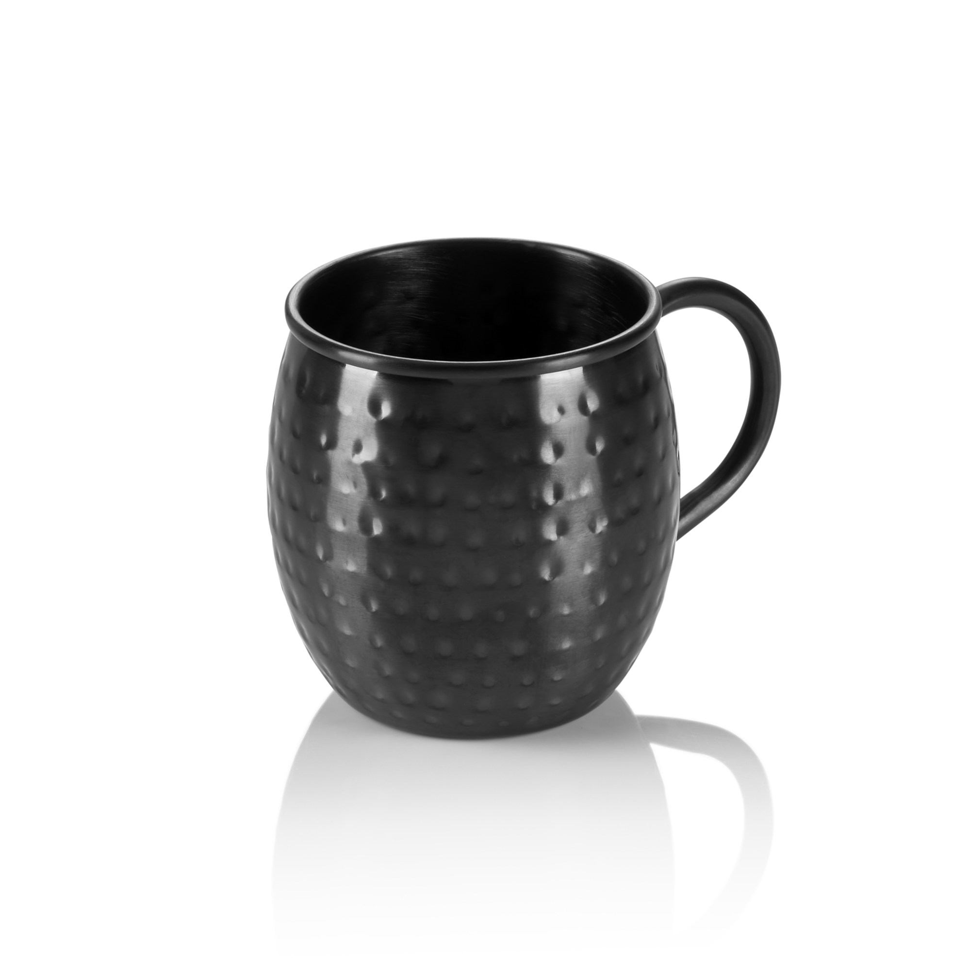 Picture of Bar Moscow Mule Set Black Hammered Chrome Nickel Steel Pack of 2 - 2033145