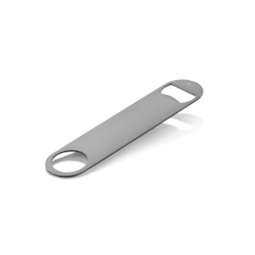Picture of Nocturn Bottle Opener Gun Metal Chrome Nickel Steel 18 x 4 cm