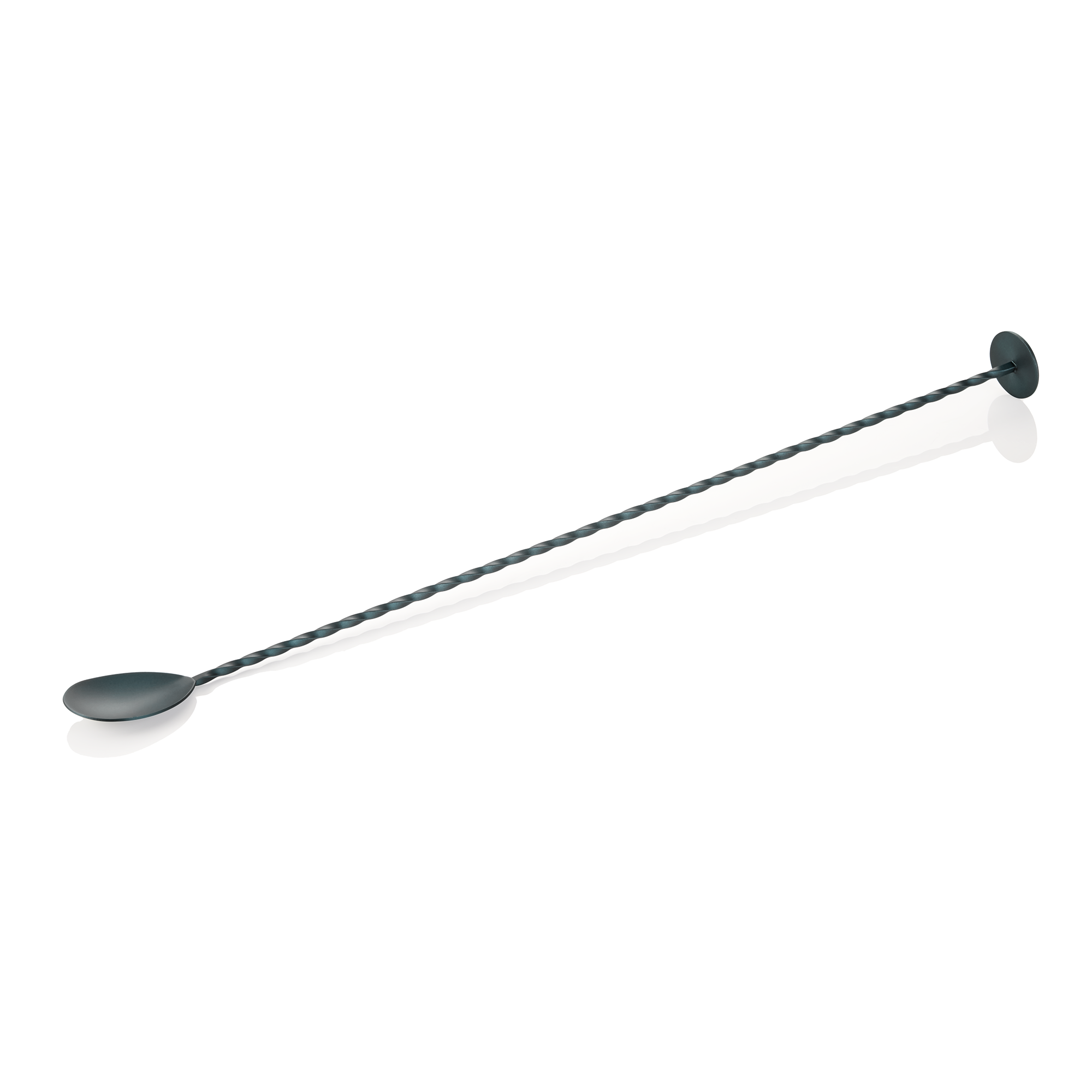 Picture of Nocturn Bar Spoon Twisted 40 cm Blue Matt Chrome Nickel Steel - 8314240