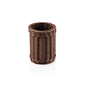 Picture of Weaver Pro Cutlery Basket Brown Polypropylene Dia 12 cm