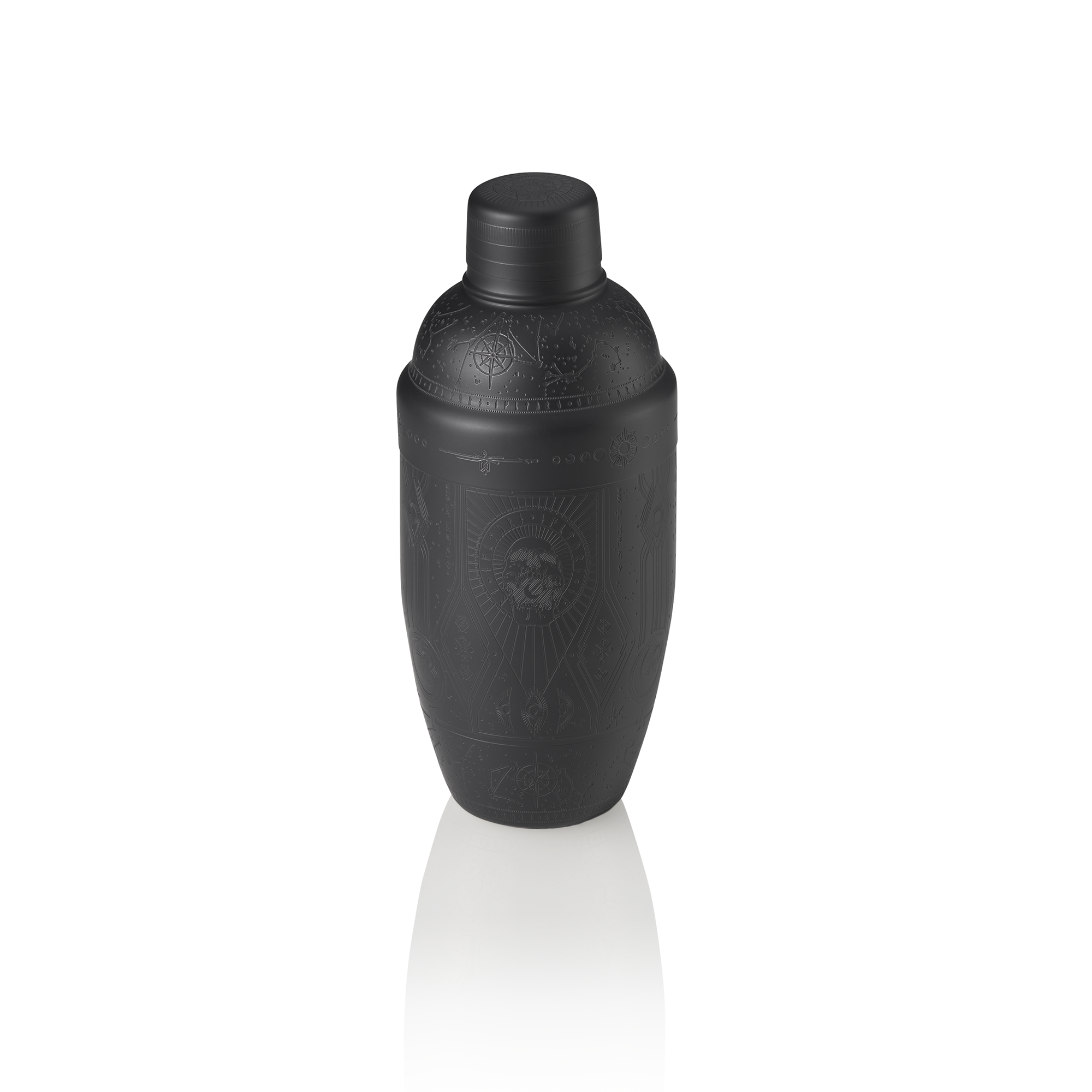 Picture of Nocturn Shaker Tattoo 0.5 L Black Matt Chrome Nickel Steel - 8300150