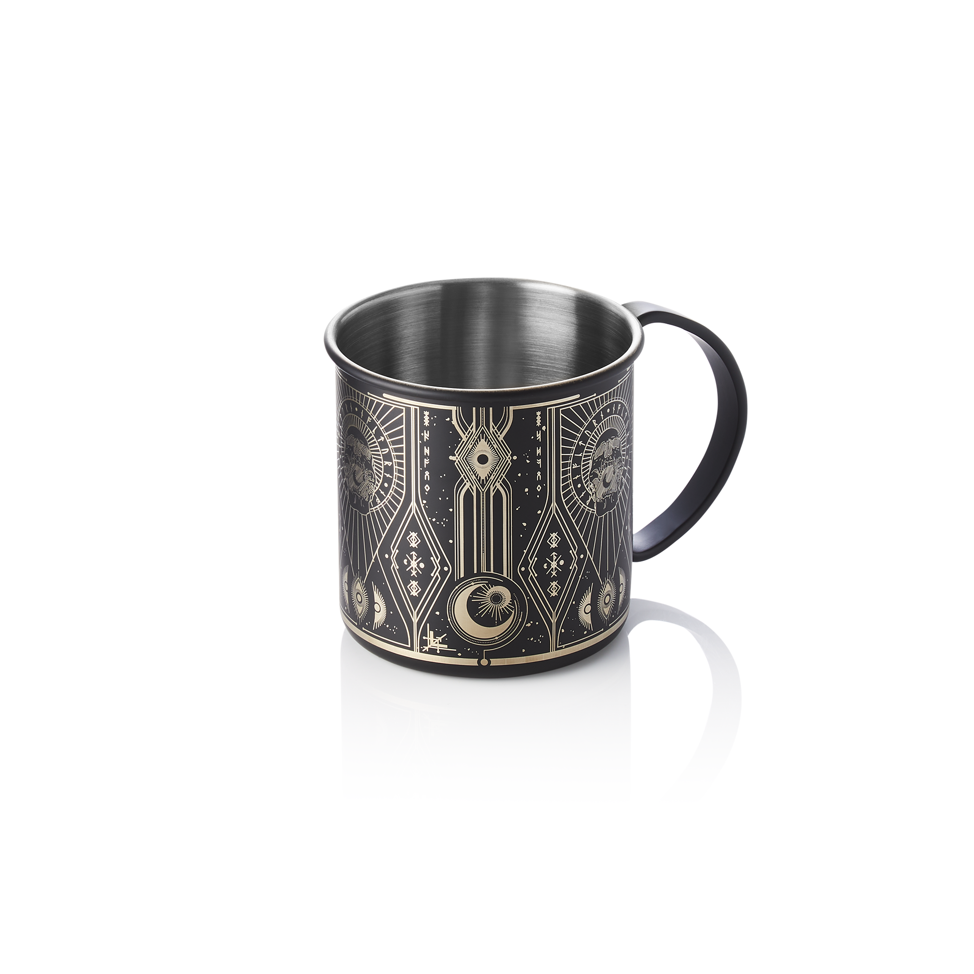 Picture of Nocturn Moscow Mule Mug 450ml Chrome Nickel Steel Black - 8327345