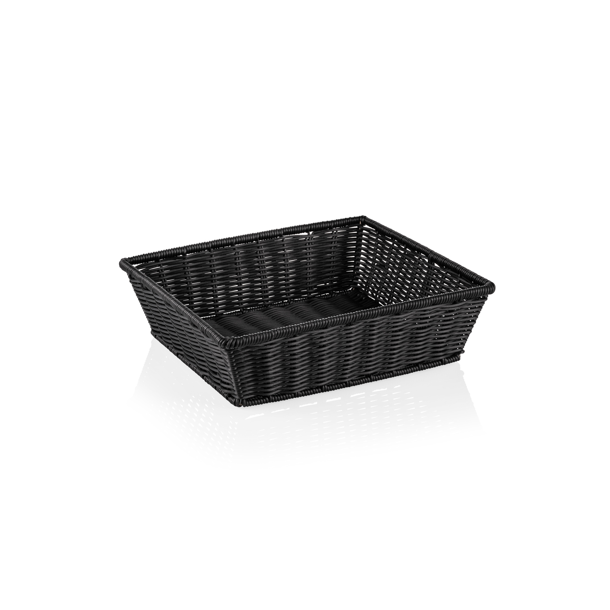 Picture of Weaver Pro GN Basket 2/3 Black Polypropylene Chrome Nickel Steel - 5091023