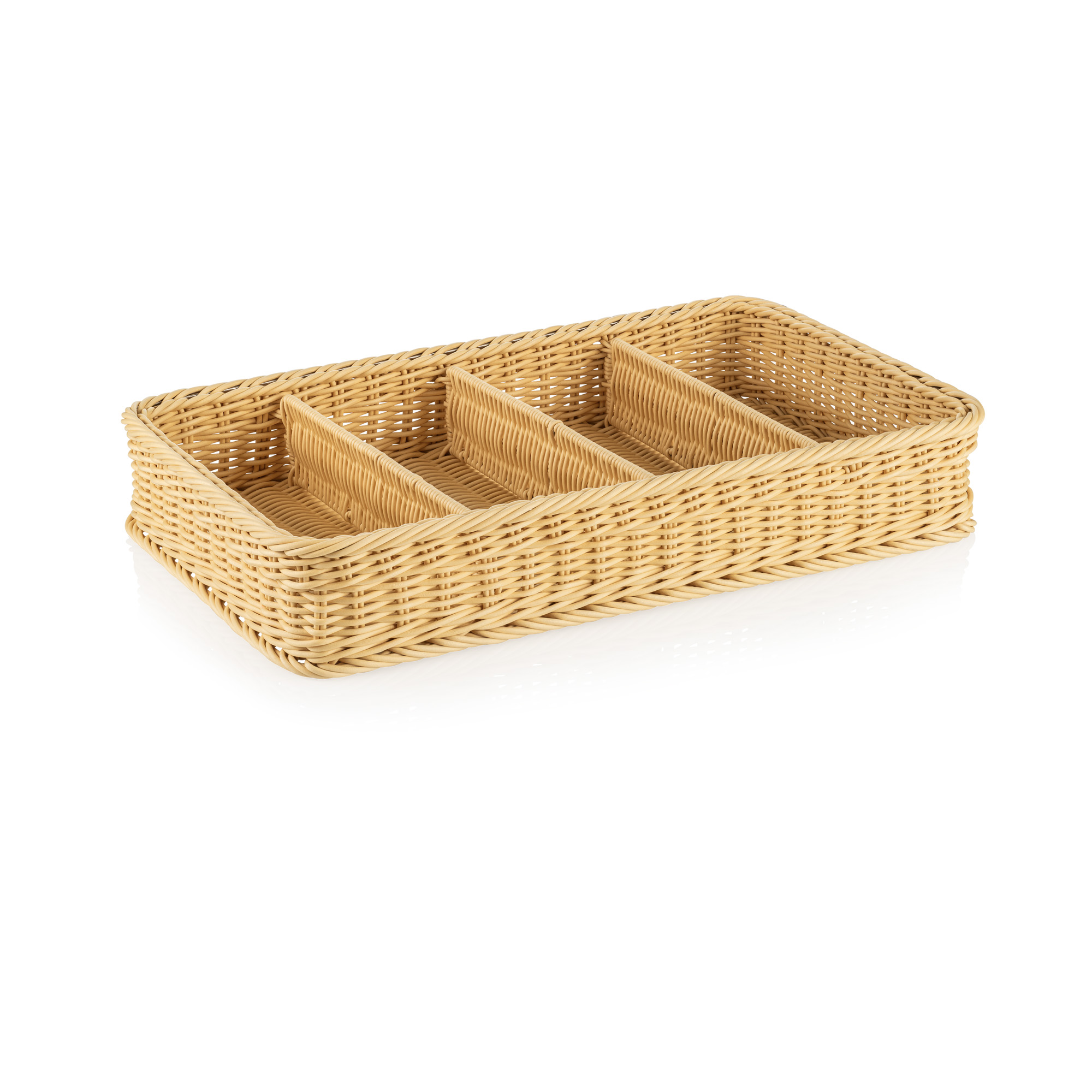 Picture of Weaver Pro GN Cutlery Basket 1/1 Light Beige Polypropylene - 5079311