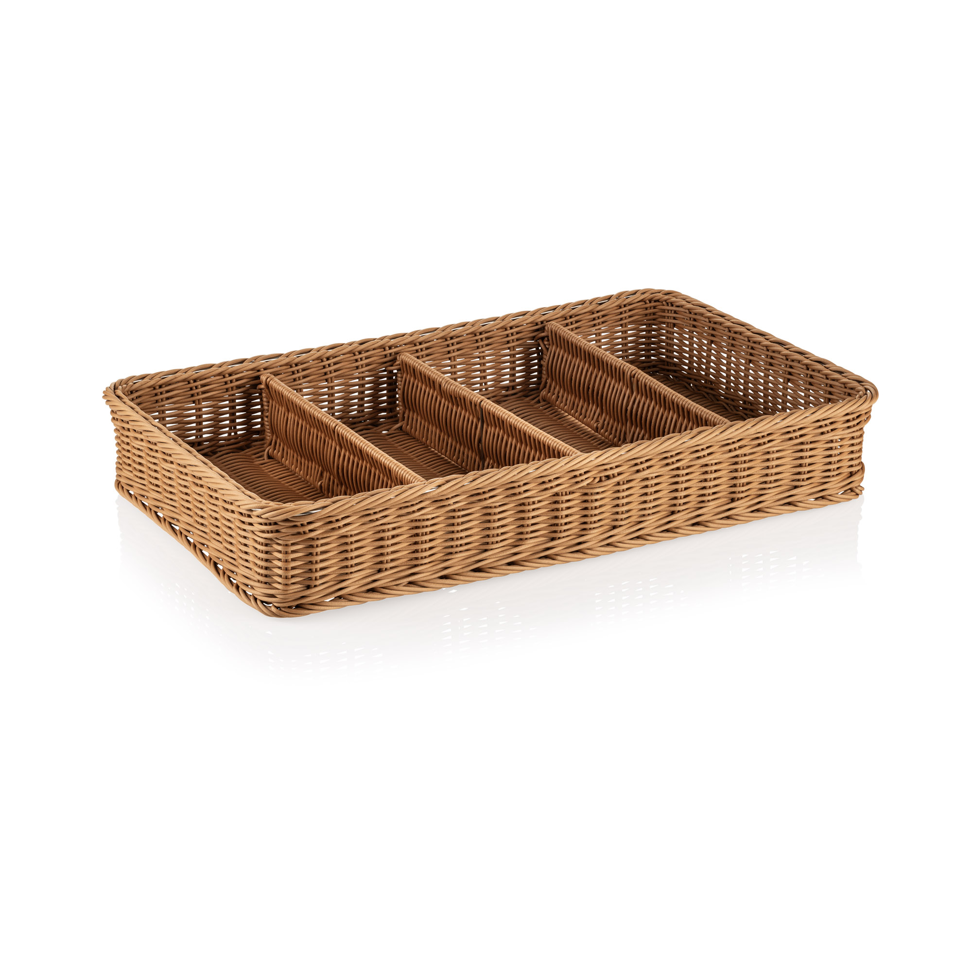 Picture of Weaver Pro GN Cutlery Basket 1/1 Beige Polypropylene - 5079211