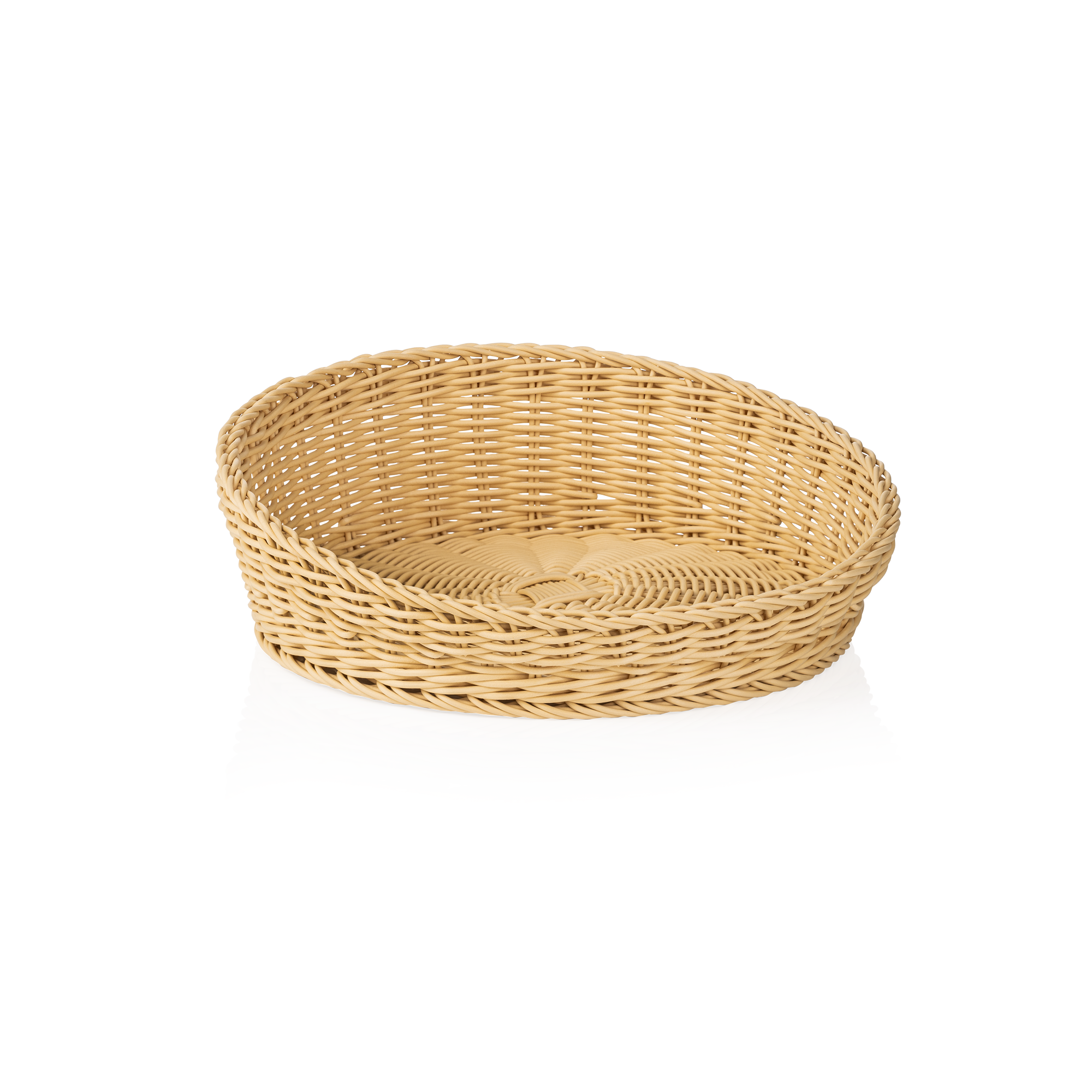 Picture of Weaver Pro Oval Basket 37 x 31 x 12 cm Light Beige Polypropylene - 5083337