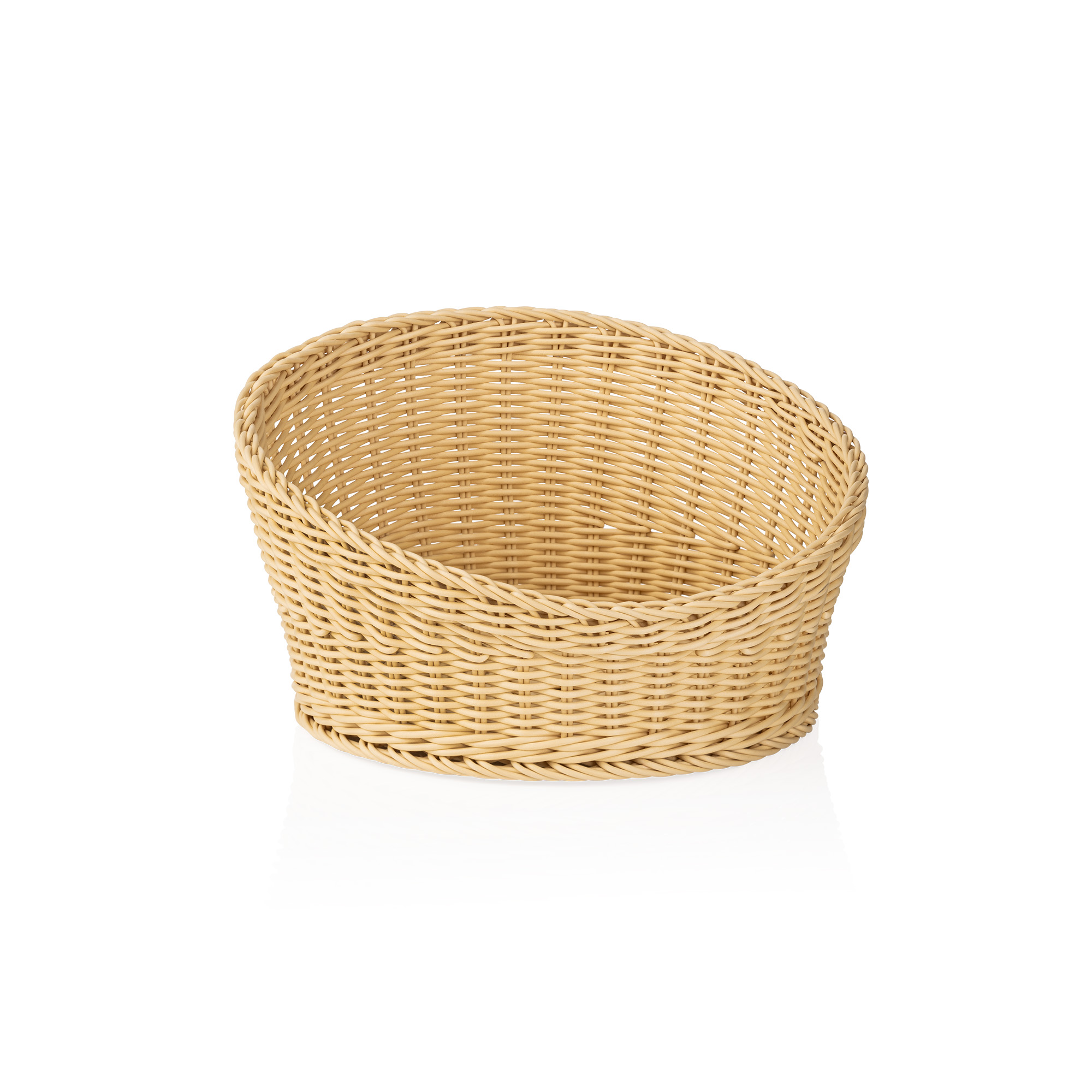 Picture of Weaver Pro Buffet Basket Light Beige Polypropylene Dia 34.5 cm - 5084334